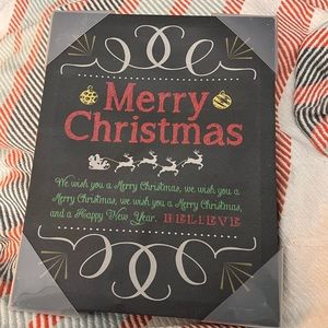 We Wish You a Merry Christmas Stephanie Marrott Art Print sz 12x16 NEW!